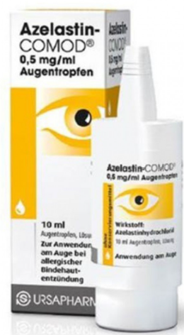 أزيلاستين كومود 0.05% قطرة للعين 10 مل - Azelastin-COMOD 0.05% Eye Drops 10 mL