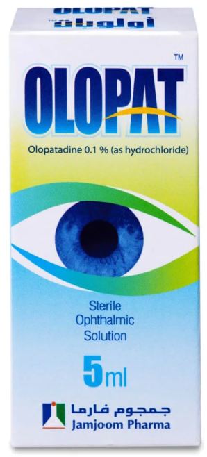 أولوبات 0.1% قطرة عين 5 مل - Olopat 0.1% Eye Drops 5 mL