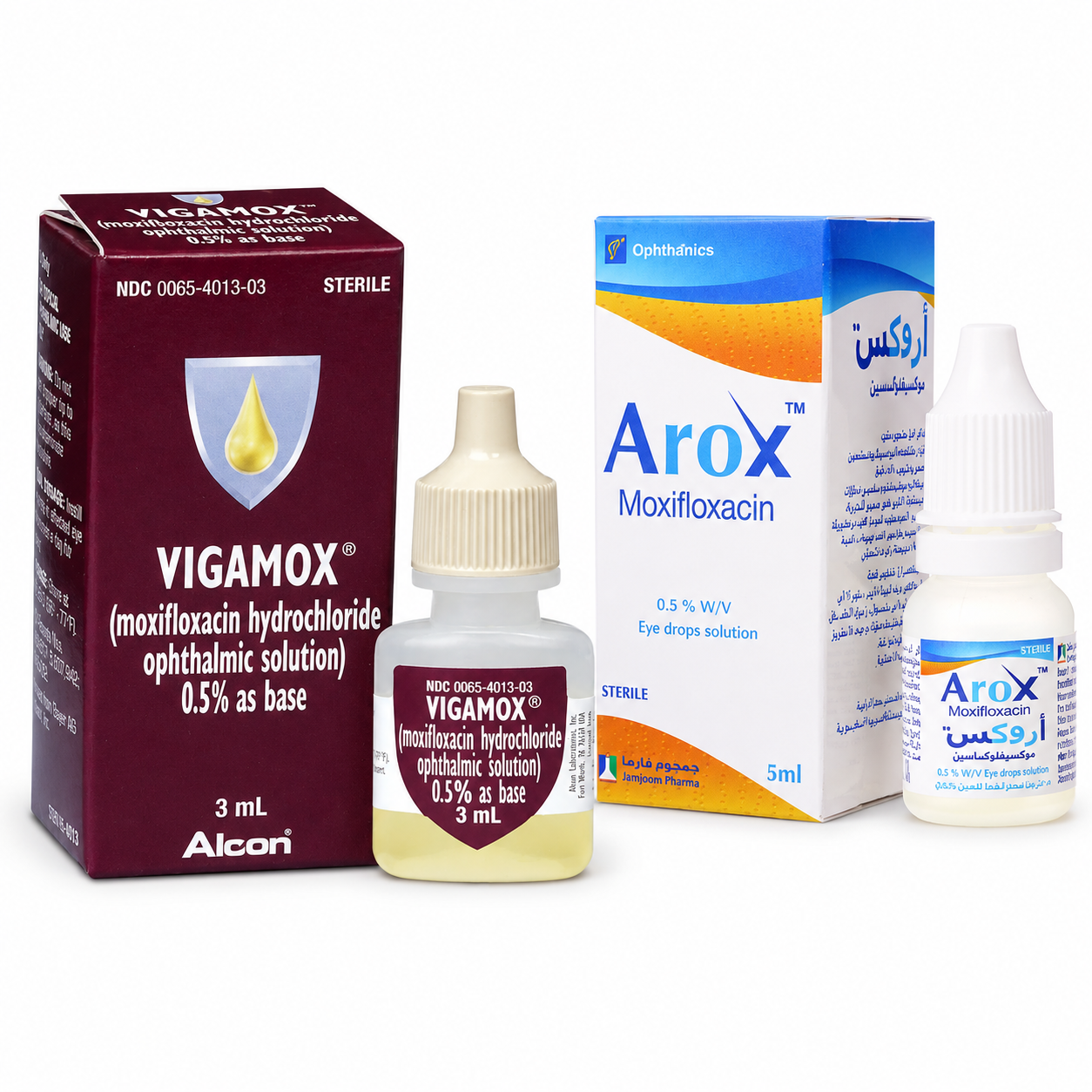 Vigamox antibiotic after vision correction surgery