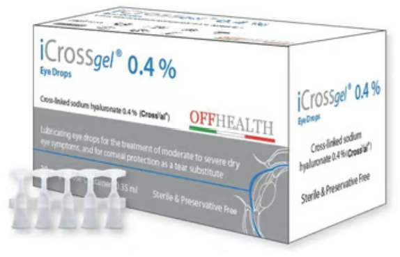 اي كروس جل - iCross Gel 0.4 % مرطب للعين